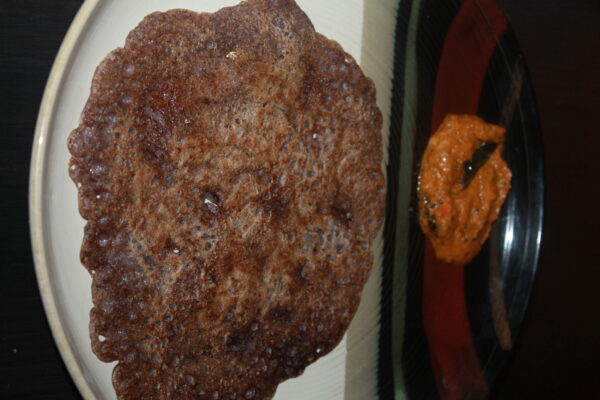 Ragi dosa – illustrative food photograph Illustrative Ragi dosa photograph, not actual Naativa Ruchi packaging
