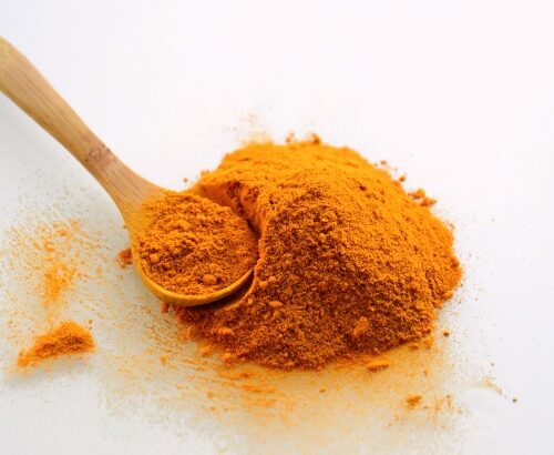 Turmeric powder – illustrative food photograph Illustrative Turmeric powder photograph, not actual Naativa Ruchi packaging
