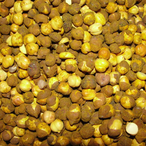 Illustrative Roasted chana photograph, not actual Naativa Ruchi packaging