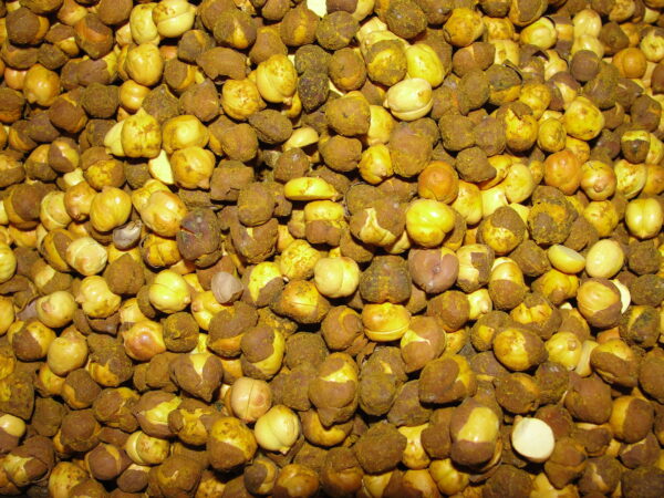 Illustrative Roasted chana photograph, not actual Naativa Ruchi packaging