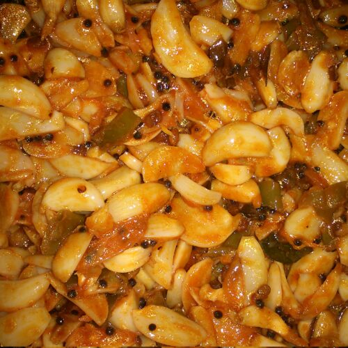 Naativa Ruchi Garlic pickle (illustrative) Illustrative photograph of Garlic pickle, not actual packaging